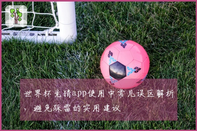 世界杯竞猜app使用中常见误区解析，避免踩雷的实用建议